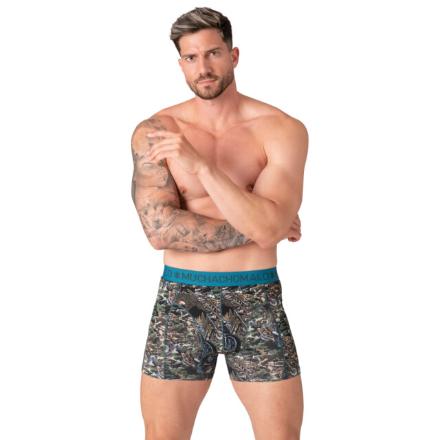 Muchachomalo Men 10-pack boxer short print/ print/purple/blu heren boxers Print/Purple/Blu/Men 10-Pack Boxer Short Print/ large