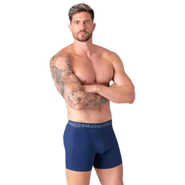 Muchachomalo Men 10-pack boxer short print/ print/purple/blu heren boxers Print/Purple/Blu/Men 10-Pack Boxer Short Print/ large