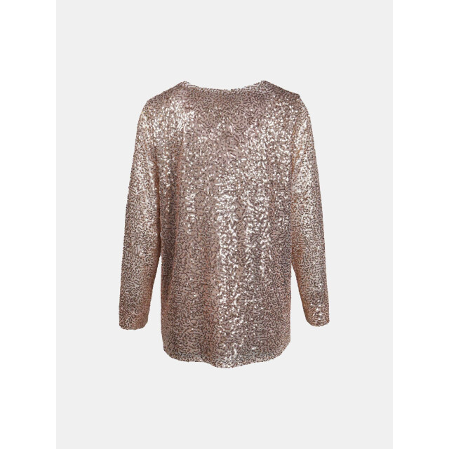 Mucho Gusto ® blouse maldives pailletten zalm MUCHO GUSTO® Blouse Maldives Pailletten Zalm large