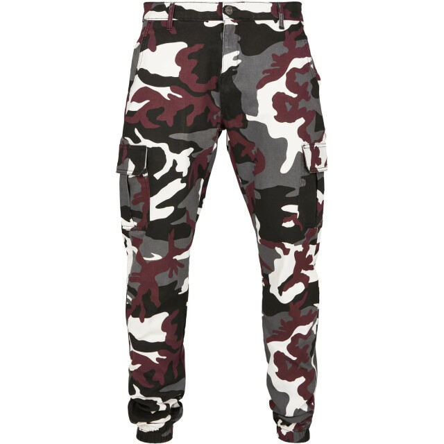 Urban Classics Heren 2.0 camo cargo broek UTTN235_wine large