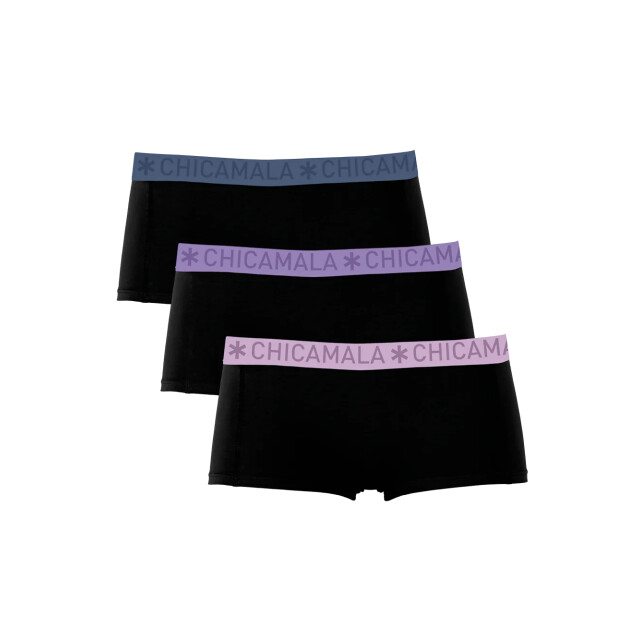 Muchachomalo Meisjes 3-pack boxershorts U-SOLID1215-52J large