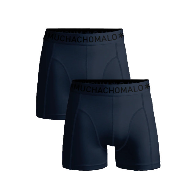 Muchachomalo Jongens 2-pack boxershorts U-SOLID1010-1072J large