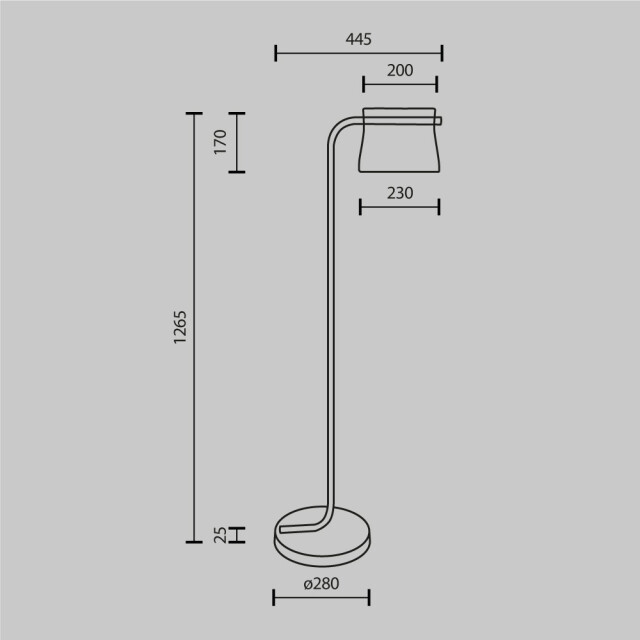 Maytoni vloerlamp cabaret messing 2993592 large