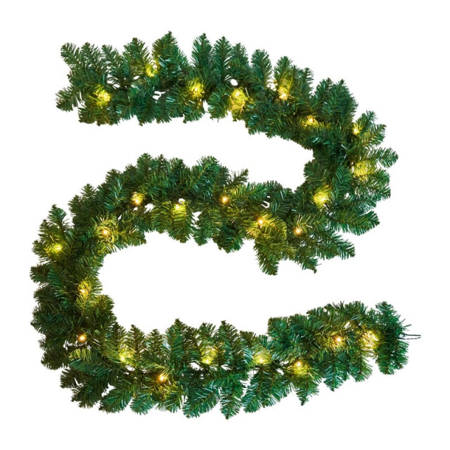 Furnilux Kerstslinger guirlande met verlichting kerstdecoratie voor binnen en buiten 3015004 large