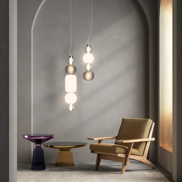 Maytoni hanglamp collar chroom Ø14,7 2994682 large