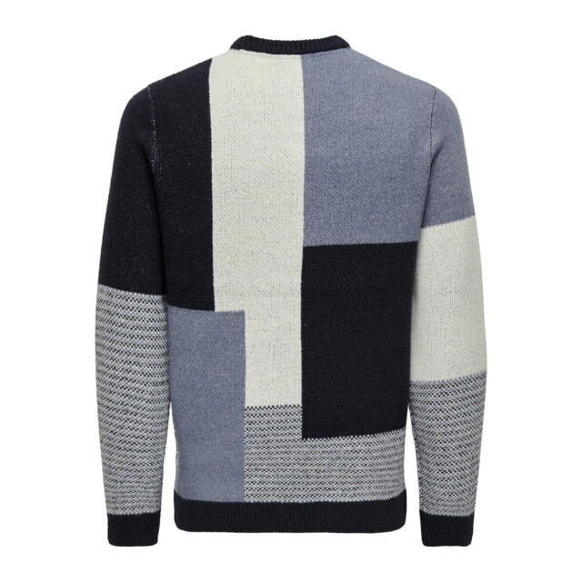 Only & Sons Onslucio life reg 7 cb crew knit dessin 5219.39.0153 large