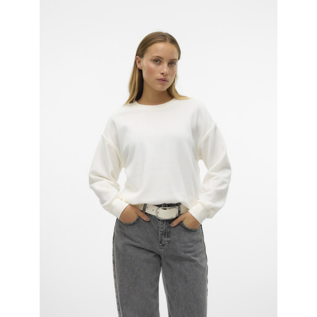 Vero Moda Vmdaisy pearl sweat jrs boo ga ecru 4209.03.0007 large