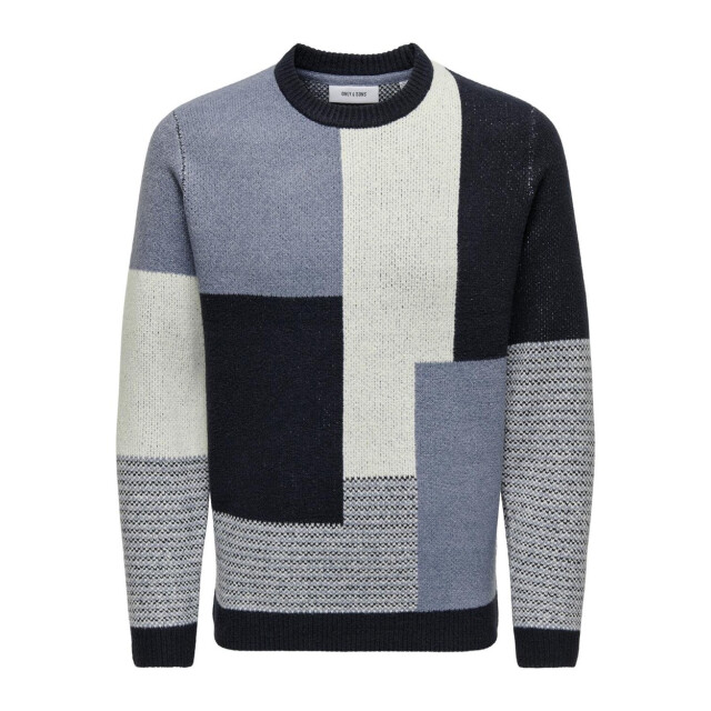 Only & Sons Onslucio life reg 7 cb crew knit dessin 5219.39.0153 large