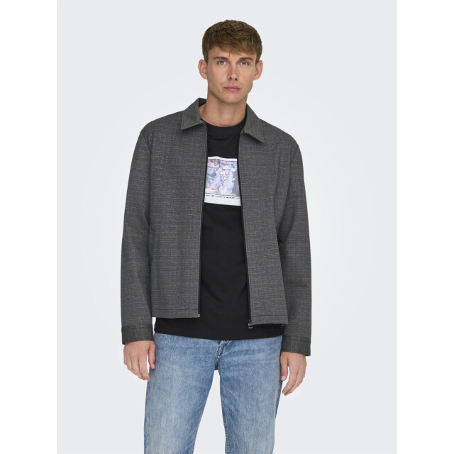 Only & Sons Onshero casual 020941jacket antraciet 5279.85.0023 large