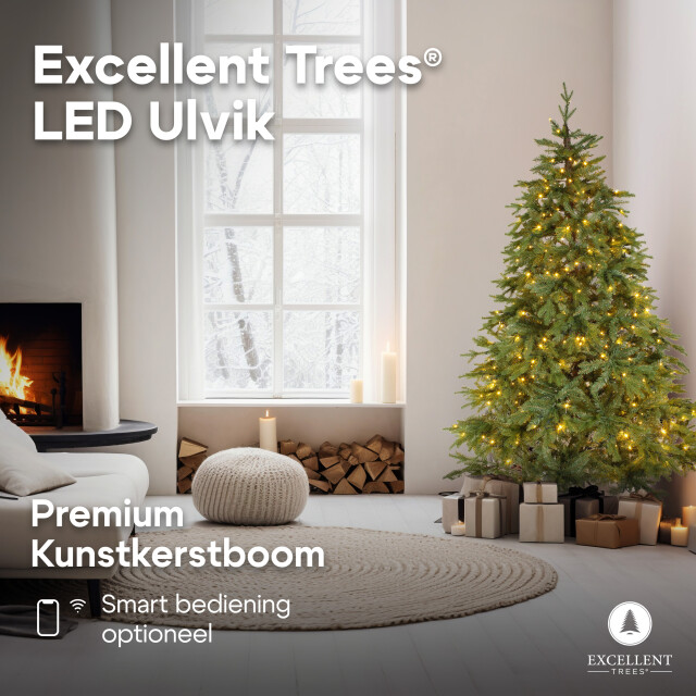 Excellent Trees ® led ulvik 150 cm premium kerstboom met 250 lampjes 2612682 large