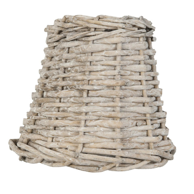 Clayre & Eef Lampenkap Ø 14x12 cm rotan rond rieten lampenkap 1451108 large