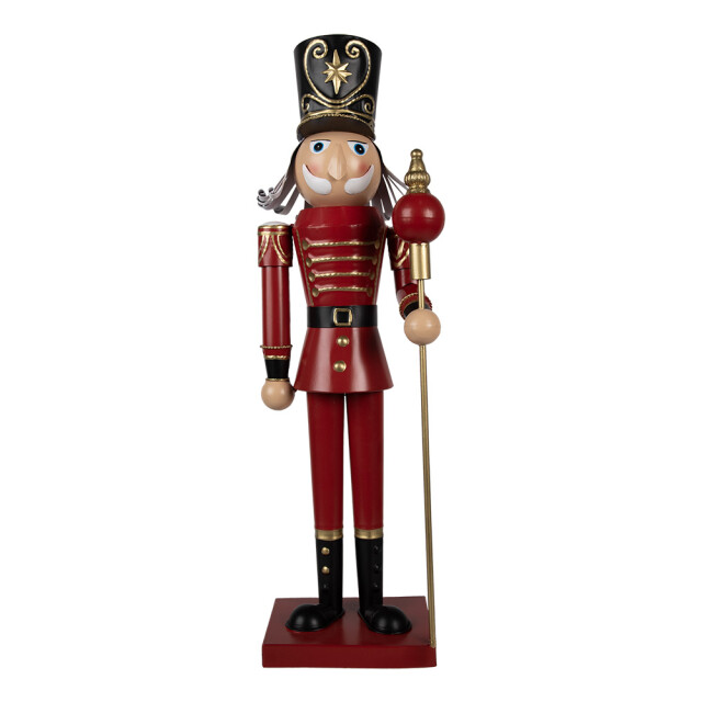 Clayre & Eef Kerstdecoratie notenkraker 60 cm metaal 3037645 large