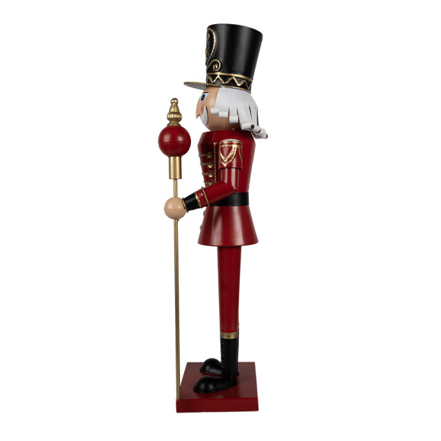 Clayre & Eef Kerstdecoratie notenkraker 60 cm metaal 3037645 large