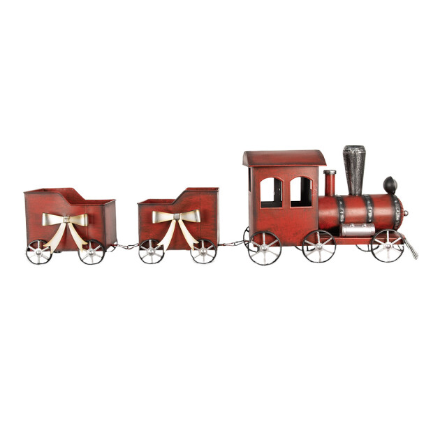 Clayre & Eef Kerstdecoratie trein 94x18x28 cm metaal 3037678 large
