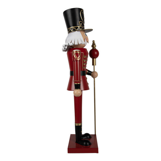 Clayre & Eef Kerstdecoratie notenkraker 60 cm metaal 3037645 large