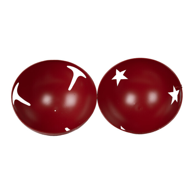 Clayre & Eef Kerstdecoratie bel Ø 62 / Ø 52 / Ø 42 cm metaal 3037642 large