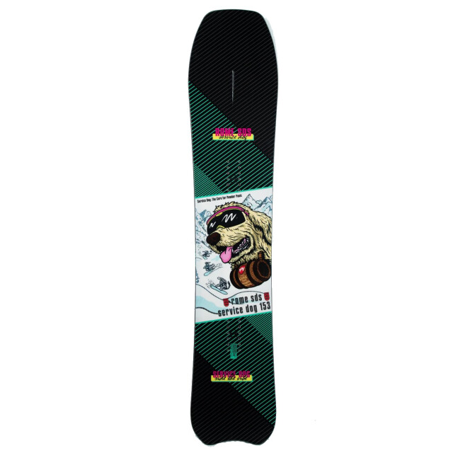 Rome All mountain freeride snowboard Service Dog large
