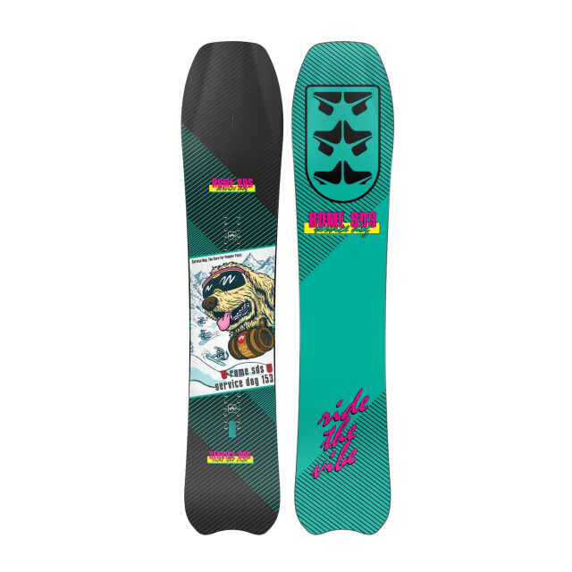 Rome All mountain freeride snowboard Service Dog large