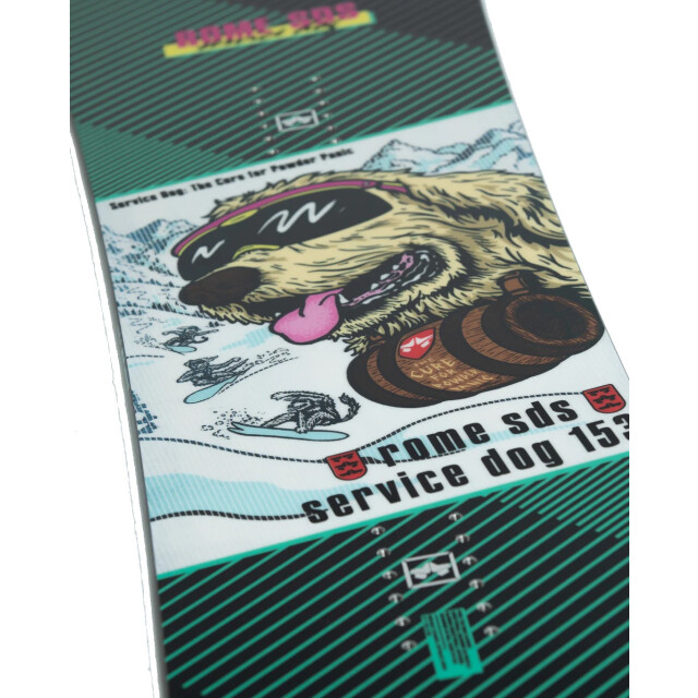 Rome All mountain freeride snowboard Service Dog large