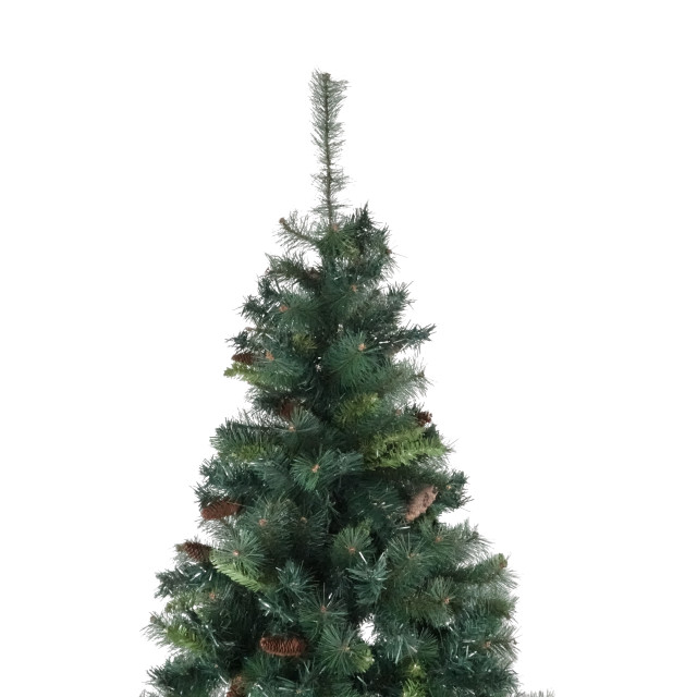 4goodz Royal majestic spar kerstboom met dennenappels 210 cm 3037805 large