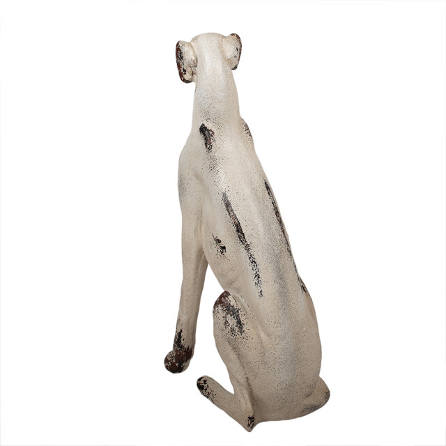 Clayre & Eef Decoratie beeld hond 37x24x79 cm keramisch materiaal 3037807 large