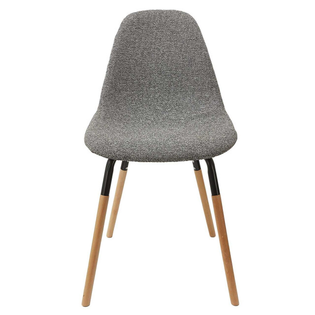 Home Deco Factory Eetkamerstoelen phenix set van 4 stuks eettafelstoel donkergrijs 3048957 large