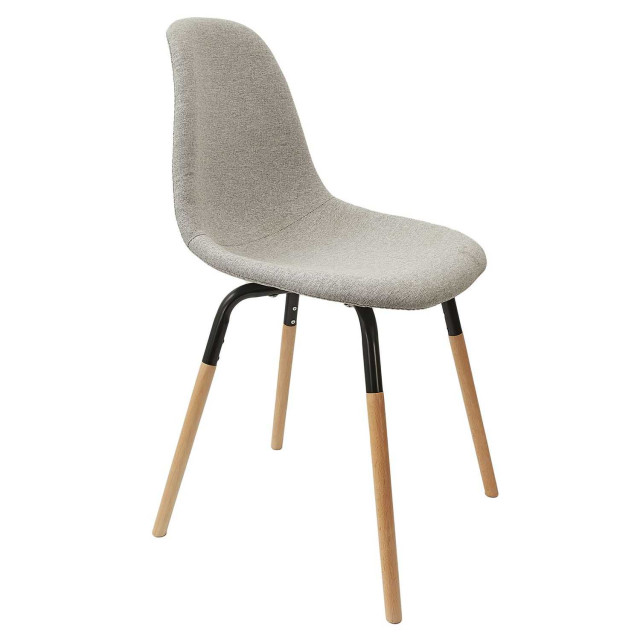 Home Deco Factory Set van 4 stuks eetkamerstoelen phenix eettafelstoel licht 3035083 large