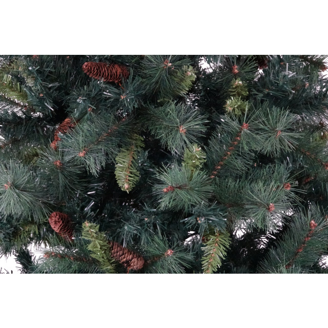 4goodz Royal majestic spar kerstboom met dennenappels 210 cm 3037805 large