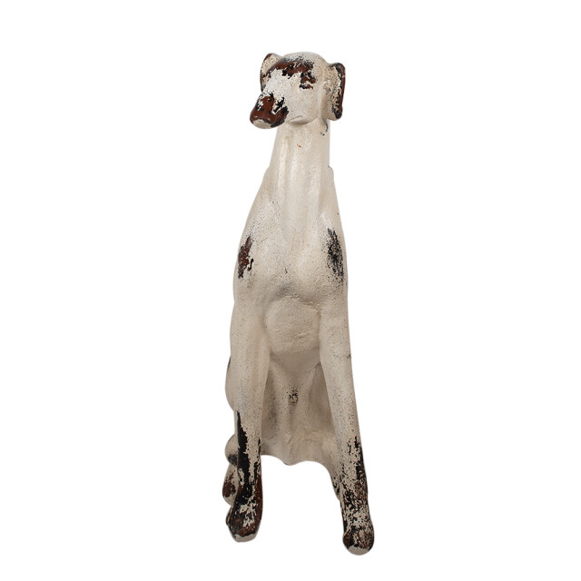 Clayre & Eef Decoratie beeld hond 37x24x79 cm keramisch materiaal 3037807 large
