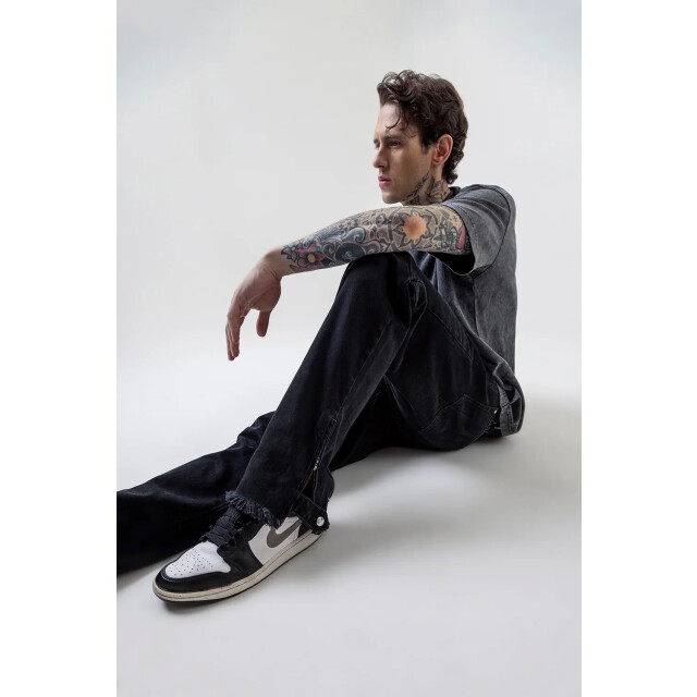 Fearless Blood Straight black denim Fearless Blood Straight Black Denim large