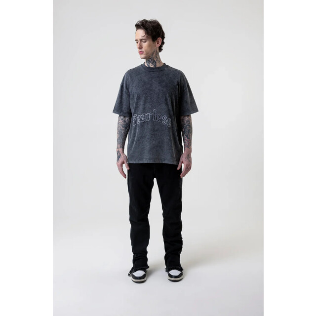 Fearless Blood Straight black denim Fearless Blood Straight Black Denim large