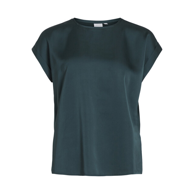 Vila Viellette s/s satin top/su noos 14059563 large