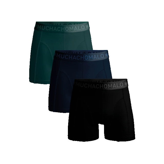 Muchachomalo Heren 3-pack boxershorts cotton modal U-CMSOLID-05 large