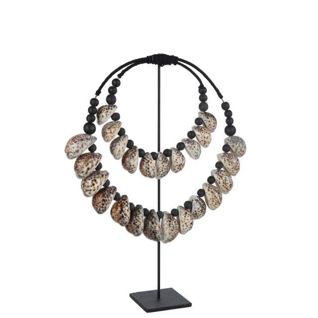 J-Line decoratie op voet schelp 45x10x60cm 3009332 large