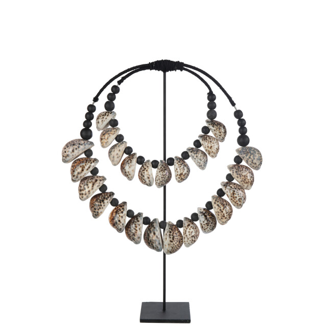 J-Line decoratie op voet schelp 45x10x60cm 3009332 large