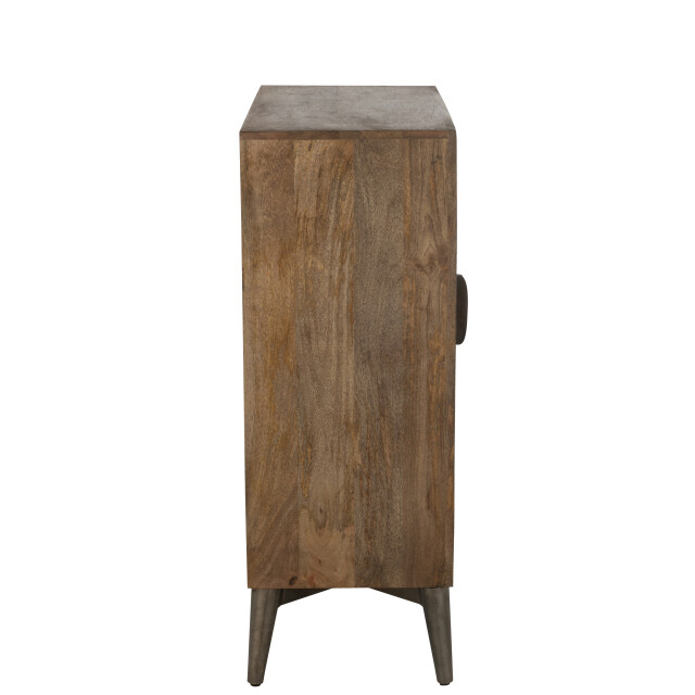 J-Line kast 2 deuren mangohout/mdf 90x45x113cm 3002274 large