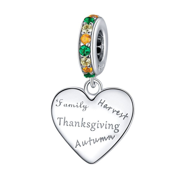 Mijn bedels Hangende bedel thanksgiving liefde MB1703|one size large