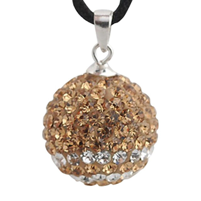 Mijn bedels Hangende bedel met swarovski steentjes MB1011|one size large