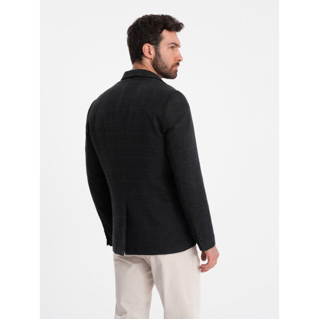 Ombre Blazer heren zwart melange blzb 0119 OM-BLZB-0119-2 large