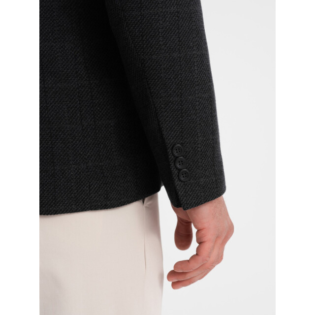 Ombre Blazer heren zwart melange blzb 0119 OM-BLZB-0119-2 large