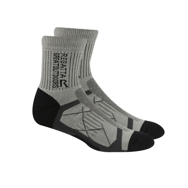 Regatta Dames outdoor laarzensokken (pak van 2) UTRG6076_lightsteelniagrablue large