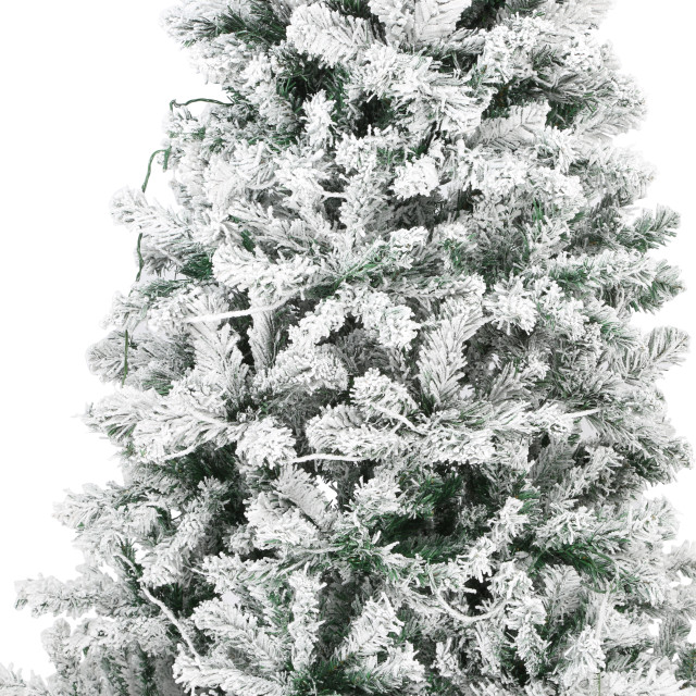 Excellent Trees ® rova witte kerstboom met sneeuw en led verlichting ⌀110cm - 2958182 large