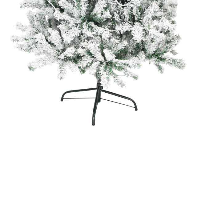 Excellent Trees ® rova witte kerstboom met sneeuw en led verlichting ⌀110cm - 2958182 large