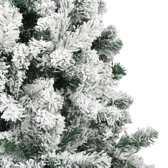 Excellent Trees ® rova witte kerstboom met sneeuw en led verlichting ⌀110cm - 2958182 large