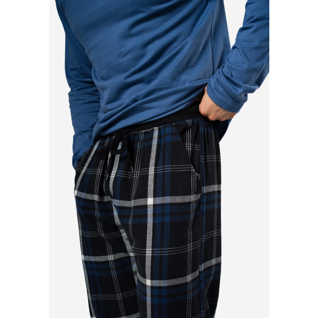 Phil & Co Heren pyjamabroek lang geruit flanel PH-449-00A large