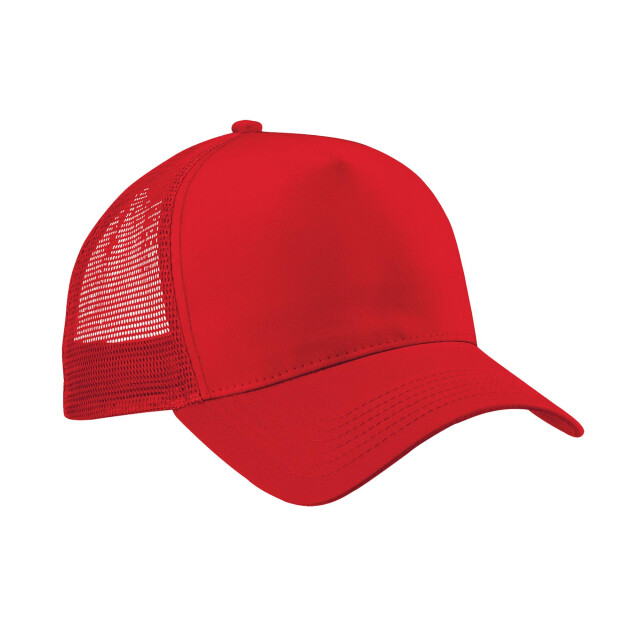Beechfield Snapback trucker-cap voor volwassenen UTFK1457_classicredclassicred large