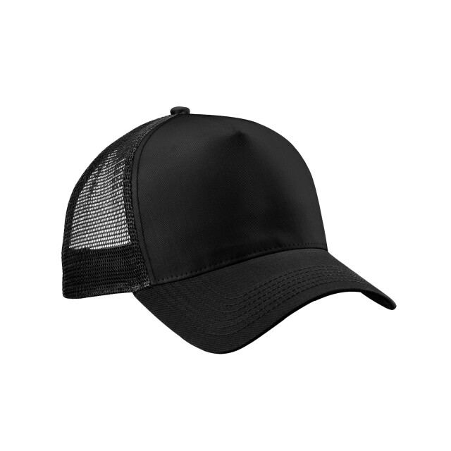 Beechfield Snapback trucker-cap voor volwassenen UTFK1457_blackblack large