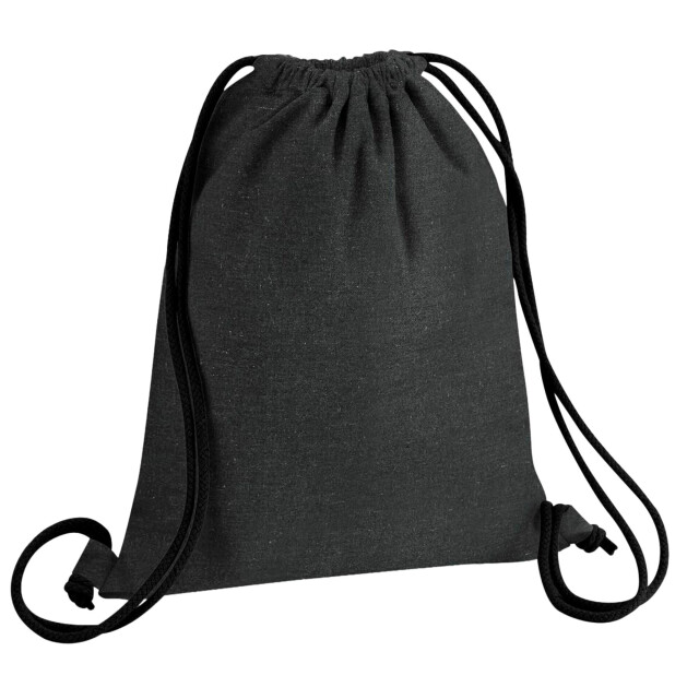 Westford Mill Revive gerecycleerde touwkoord zak UTFK1186_black large