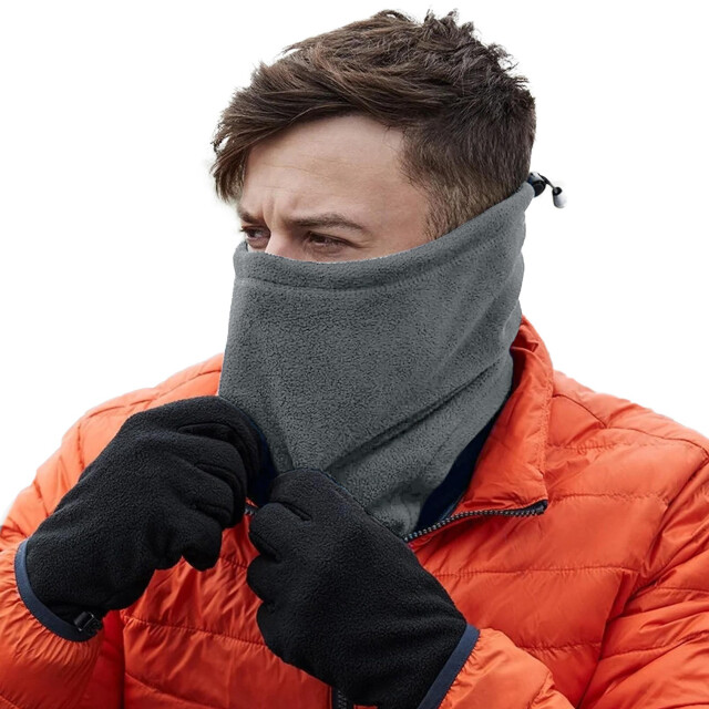 Beechfield Fleece gerecycleerde snood UTFK1114_steelgrey large
