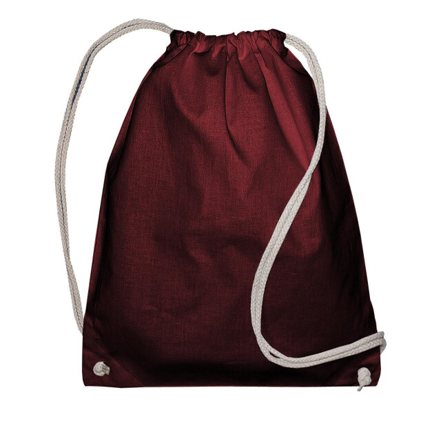 Jassz Jassz tassen trekkoord rugzak UTFK1339_burgundy large